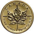 Kanada, 5 dolarów 2014, Liść klonu, 1/10 uncji złota