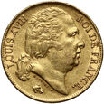 Francja, Ludwik XVIII, 20 franków 1817 A