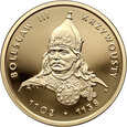 Polska, III RP, 100 złotych 2001, Bolesław III Krzywousty