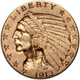USA, 5 dolarów 1913, Indianin, Filadelfia
