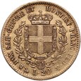 Włochy, Wiktor Emanuel II, 20 lirów 1856 P 