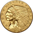 USA, 2 1/2 dolara 1912, Indianin