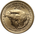USA, 10 dolarów 2022, Gold Eagle, 1/4 uncji