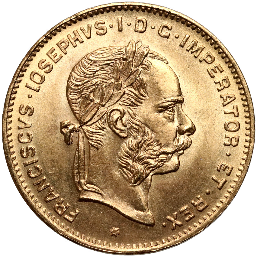 1. Austria, 4 floreny/10 franków 1892