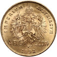 1. Austria, 4 floreny/10 franków 1892