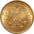 Austria, Franciszek Józef I, 20 koron 1896
