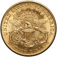 15. USA, 20 dolarów 1904, Filadelfia, Liberty