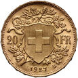 Szwajcaria, 20 franków 1927