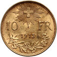 Szwajcaria, 10 franków 1913