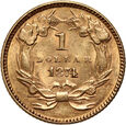 USA, 1 dolar 1874, Philadelphia, Liberty, #KL3