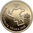 III RP, 200 złotych 2023, 80. rocznica powst. w gettcie warszawskim