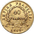 Francja, Napoleon I, 40 franków 1812 A, Paryż #RK