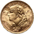 760. Szwajcaria, 20 franków 1935 LB