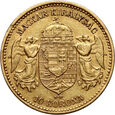 Węgry, Franciszek Józef I, 10 koron 1896 KB, Kremnica