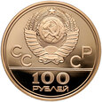 ZSRR, 100 rubli 1978, Olimpiada w Moskwie, 1/2 uncji złota