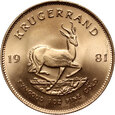 RPA, Krugerrand 1981,  uncja złota