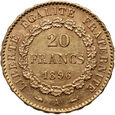 Francja, 20 franków 1896 A, Paryż, Anioł