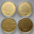 Polska, zestaw 22 złotych monet z serii Skarby SAP