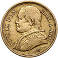 Watykan, Pius IX, 20 lirów 1867 R