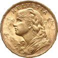 19. Szwajcaria, 20 franków 1930 B