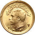 Iran, Mohammad Reza Pahlavi, 1/4 pahlavi SH1346 (1967)