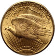 USA, 20 dolarów 1925, Filadelfia, St. Gaudens, PCGS MS62