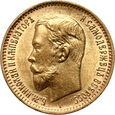 Rosja, Mikołaj II, 5 rubli 1904 (АP), #ZA