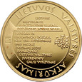 Litwa, 100 litu 2009, tysiąc lat nazwy Litwa, 1/4 Oz Au999