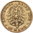Niemcy, Saksonia, Albert, 10 marek 1875 E