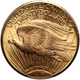 USA, 20 dolarów 1927, Filadelfia, St. Gaudens, PCGS MS62