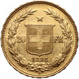 Szwajcaria, 20 franków 1896 B