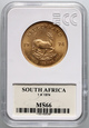 RPA, Krugerrand 1974, 1 uncja złota, GCN MS66 #R