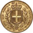 Włochy, Sardynia, Karol Albert, 100 lirów 1840 P, Turyn