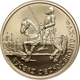 Polska, III RP, 200 złotych 2007, Rycerz ciężkozbrojny - XV w.