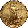 USA, 10 dolarów 2005, Gold Eagle, Filadelfia, 1/4 uncji złota