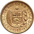 Peru, 1 libra 1912, Lima