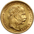Austria, Franciszek Józef I, 8 florenów/20 franków 1885