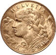 Szwajcaria, 10 franków 1915 B, Helvetia