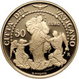 Watykan, zestaw 9 monet euro 2017, Franciszek, stempel lustrzany