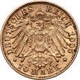 Niemcy, Wirtembergia, Wilhelm II, 10 marek 1905 F, Stuttgart