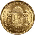 Węgry, Franciszek Józef I, 20 koron 1896