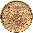 Niemcy, Wirtembergia, Wilhelm II, 20 marek 1900 F