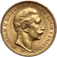 668. Niemcy, Prusy, Wilhelm II, 20 marek 1909 J