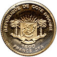 Wybrzeże Kości Słoniowej, 1500 franków 2007, Chichen Itza
