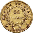 Francja, Napoleon I, 40 franków 1812 A, Paryż