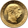 1054. Austria, Franciszek Józef I, 100 koron 1915, Nowe bicie