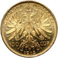 1054. Austria, Franciszek Józef I, 100 koron 1915, Nowe bicie
