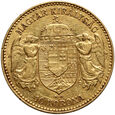 Węgry, Franciszek Józef I, 10 koron 1906 KB
