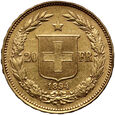 Szwajcaria, 20 franków 1894 B