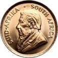 RPA, Krugerrand 1980, 1/2 uncji złota